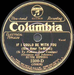 78-If I Could Be With You - Columbia 2300-D